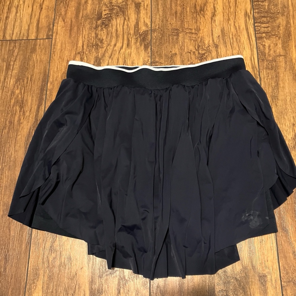 all in motion Navy Blue Pleated Athletic Skort with Contrast Waistband